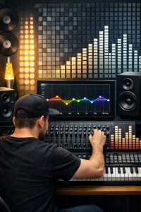 adjusting EQ controls